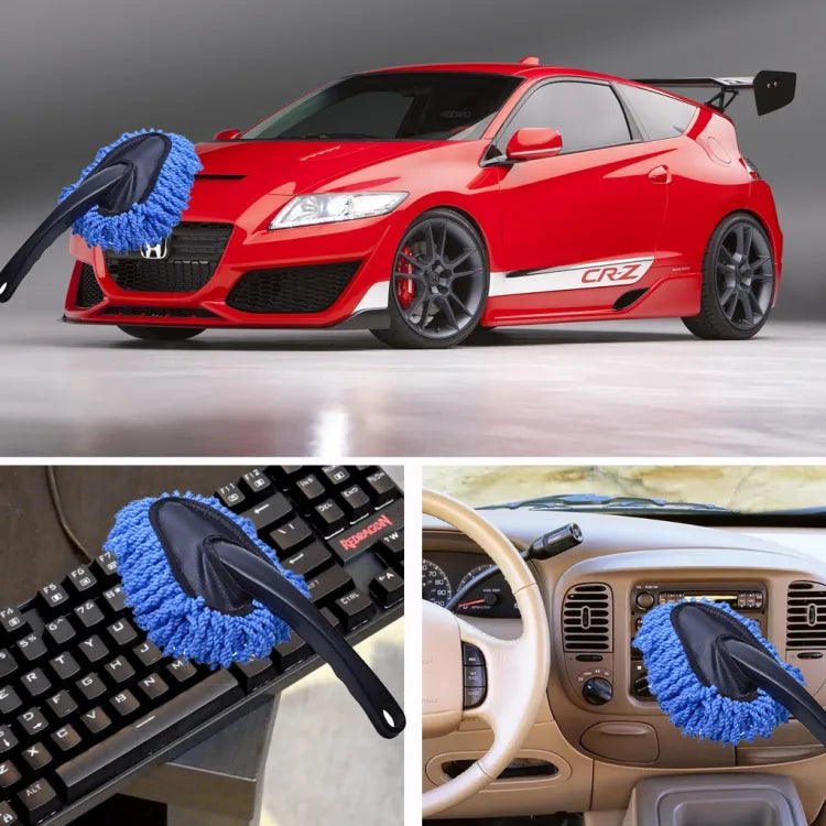 Car Wash Microfiber Brush – Absorbent Dust & Wax Cleaner