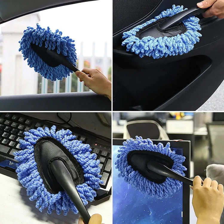 Car Wash Microfiber Brush – Absorbent Dust & Wax Cleaner