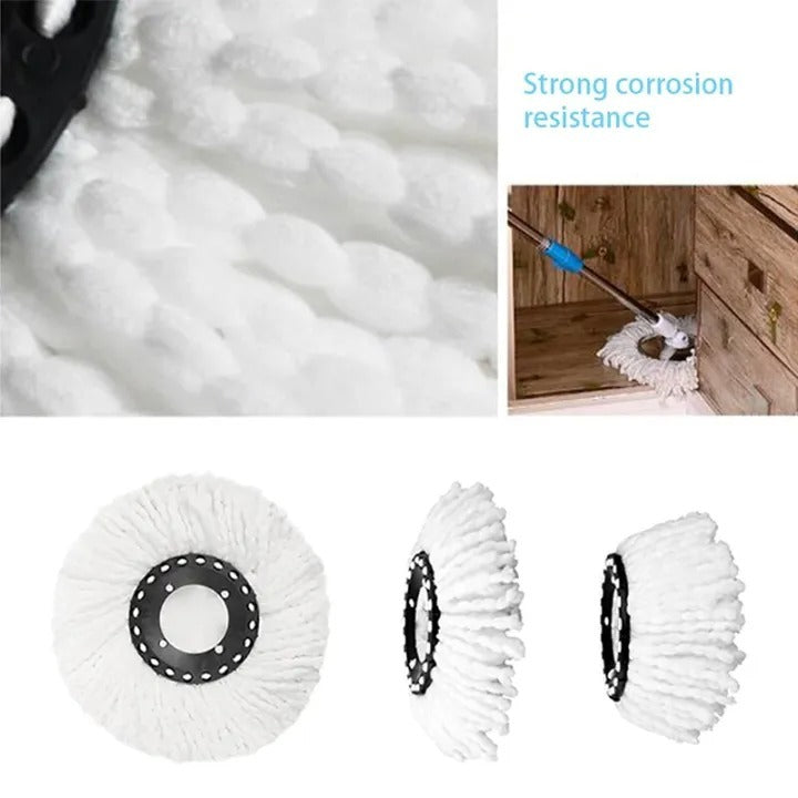 360° Rotating Head Mop with Bucket – Microfiber Magic Mop